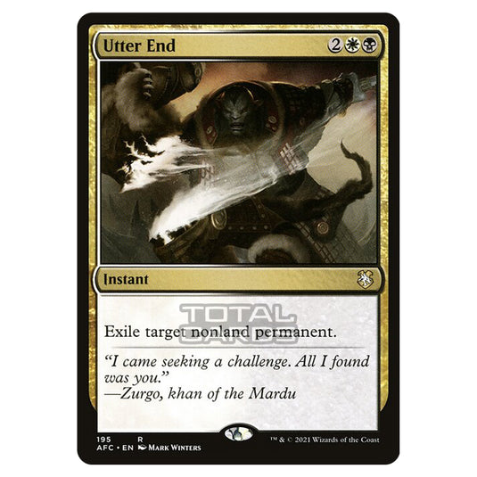 Magic The Gathering - Adventures in the Forgotten Realms - Commander - Utter End - 195/331