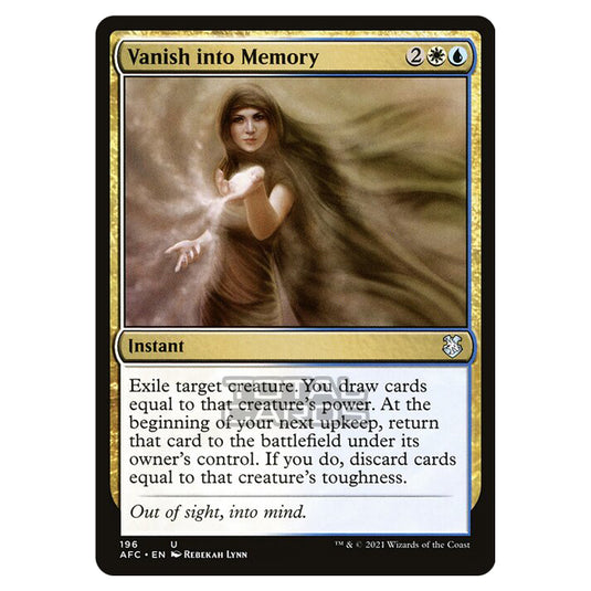 Magic The Gathering - Adventures in the Forgotten Realms - Commander - Vanish into Memory - 196/331