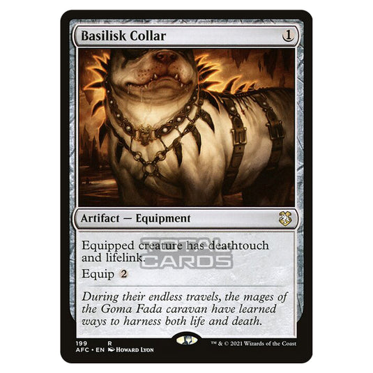 Magic The Gathering - Adventures in the Forgotten Realms - Commander - Basilisk Collar - 199/331