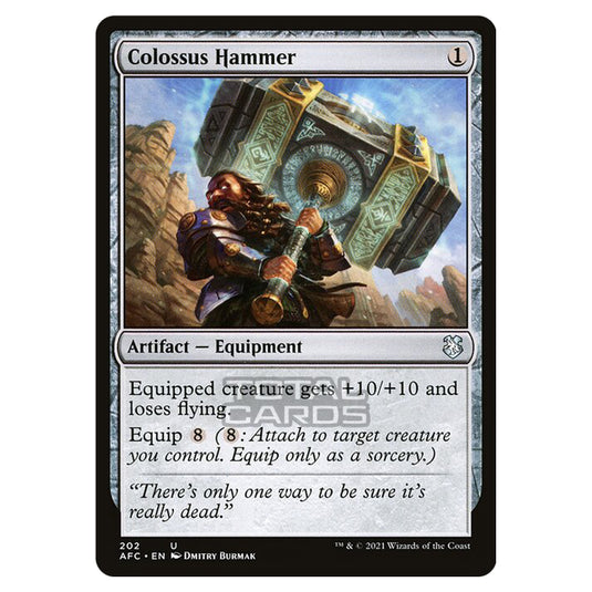 Magic The Gathering - Adventures in the Forgotten Realms - Commander - Colossus Hammer - 202/331