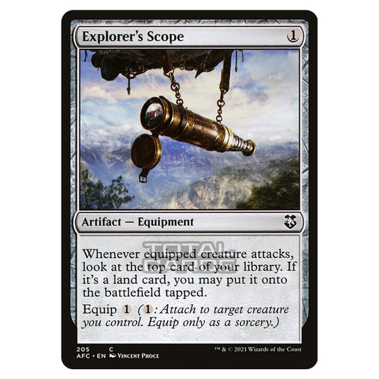 Magic The Gathering - Adventures in the Forgotten Realms - Commander - Explorer's Scope - 205/331