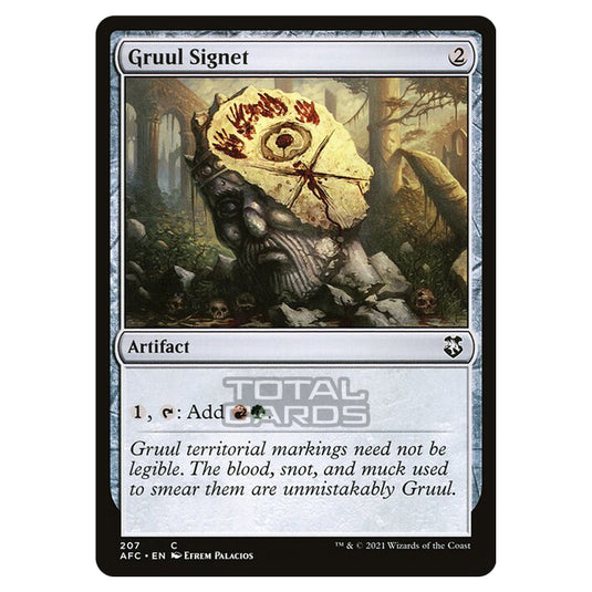 Magic The Gathering - Adventures in the Forgotten Realms - Commander - Gruul Signet - 207/331