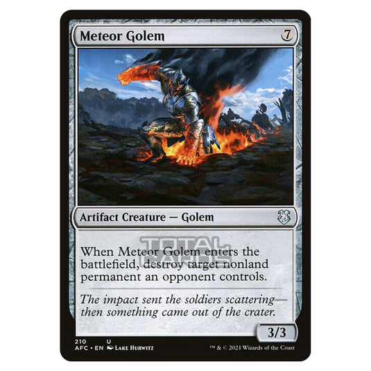 Magic The Gathering - Adventures in the Forgotten Realms - Commander - Meteor Golem - 210/331