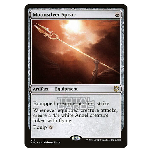 Magic The Gathering - Adventures in the Forgotten Realms - Commander - Moonsilver Spear - 212/331