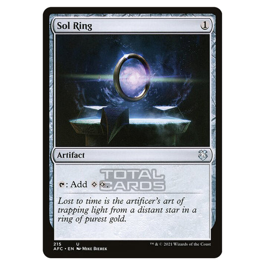 Magic The Gathering - Adventures in the Forgotten Realms - Commander - Sol Ring - 215/331