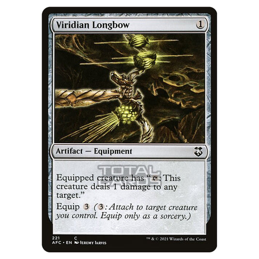 Magic The Gathering - Adventures in the Forgotten Realms - Commander - Viridian Longbow - 221/331