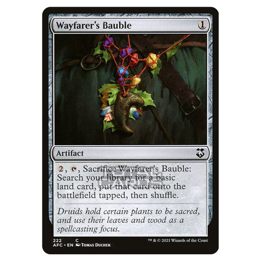 Magic The Gathering - Adventures in the Forgotten Realms - Commander - Wayfarer's Bauble - 222/331