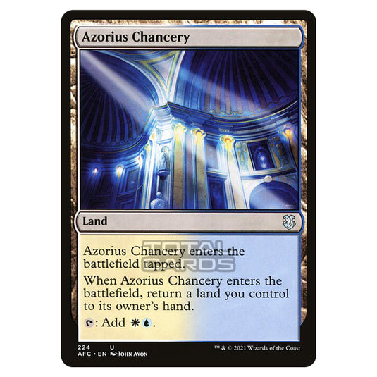 Magic The Gathering - Adventures in the Forgotten Realms - Commander - Azorius Chancery - 224/331