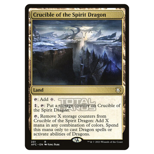 Magic The Gathering - Adventures in the Forgotten Realms - Commander - Crucible of the Spirit Dragon - 231/331