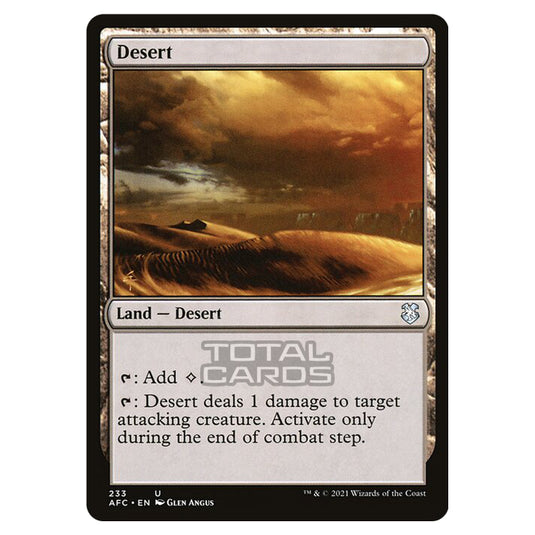 Magic The Gathering - Adventures in the Forgotten Realms - Commander - Desert - 233/331