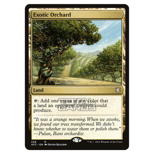 Magic The Gathering - Adventures in the Forgotten Realms - Commander - Exotic Orchard - 236/331