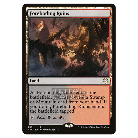 Magic The Gathering - Adventures in the Forgotten Realms - Commander - Foreboding Ruins - 238/331