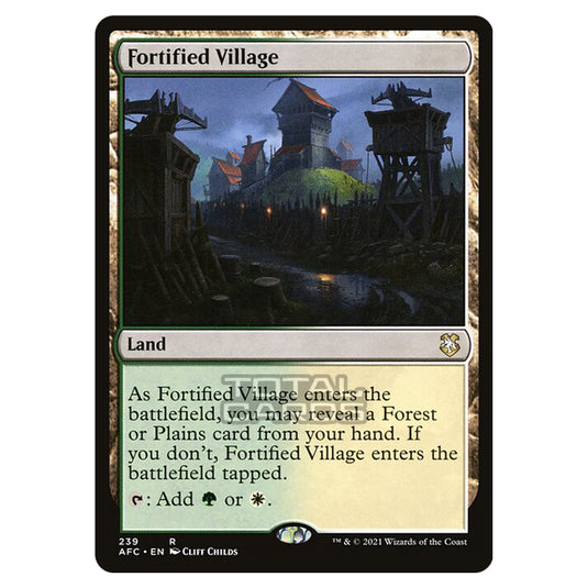 Magic The Gathering - Adventures in the Forgotten Realms - Commander - Fortified Village - 239/331