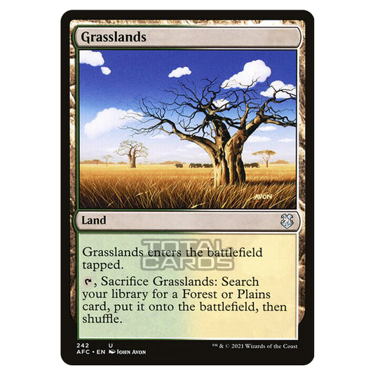 Magic The Gathering - Adventures in the Forgotten Realms - Commander - Grasslands - 242/331