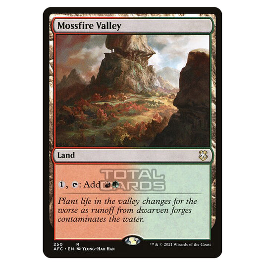 Magic The Gathering - Adventures in the Forgotten Realms - Commander - Mossfire Valley - 250/331