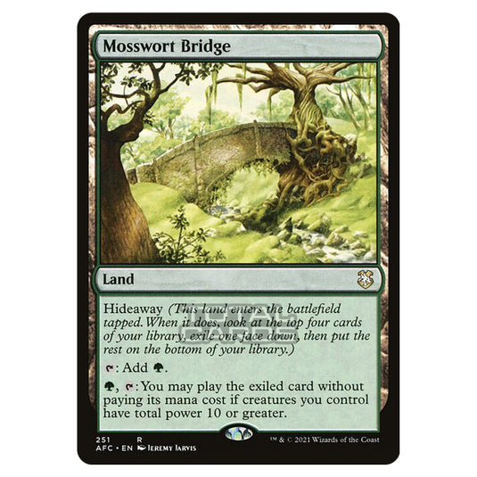 Magic The Gathering - Adventures in the Forgotten Realms - Commander - Mosswort Bridge - 251/331