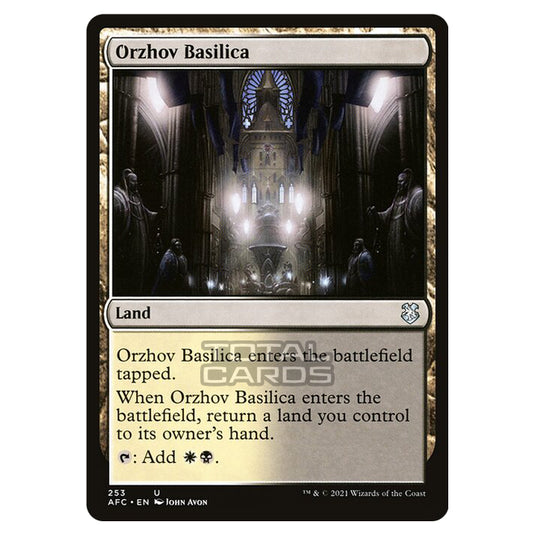 Magic The Gathering - Adventures in the Forgotten Realms - Commander - Orzhov Basilica - 253/331