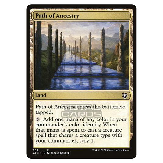 Magic The Gathering - Adventures in the Forgotten Realms - Commander - Path of Ancestry - 254/331