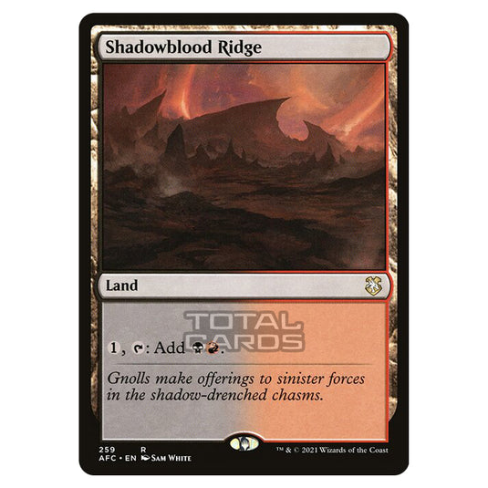 Magic The Gathering - Adventures in the Forgotten Realms - Commander - Shadowblood Ridge - 259/331