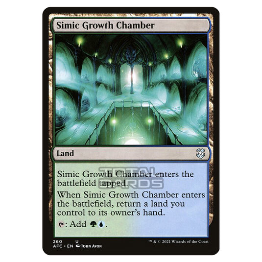 Magic The Gathering - Adventures in the Forgotten Realms - Commander - Simic Growth Chamber - 260/331