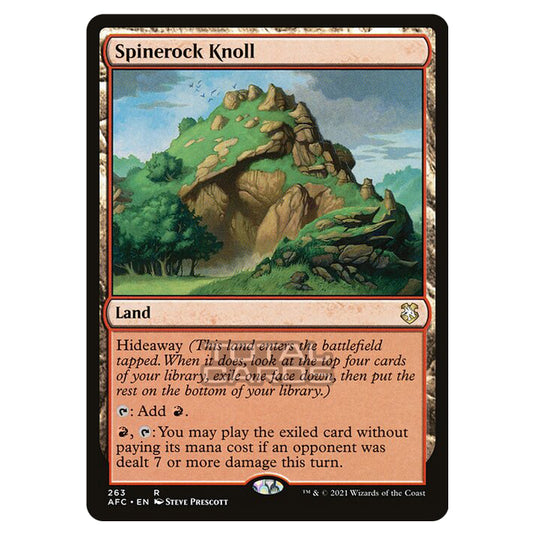 Magic The Gathering - Adventures in the Forgotten Realms - Commander - Spinerock Knoll - 263/331