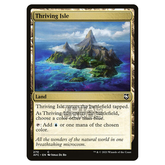 Magic The Gathering - Adventures in the Forgotten Realms - Commander - Thriving Isle - 270/331