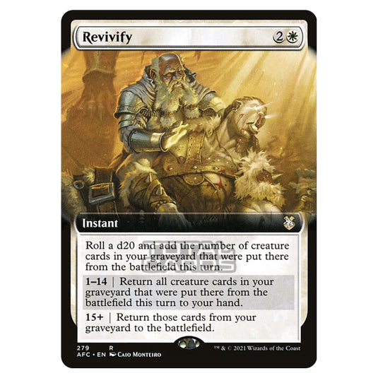 Magic The Gathering - Adventures in the Forgotten Realms - Commander - Revivify - 279/331