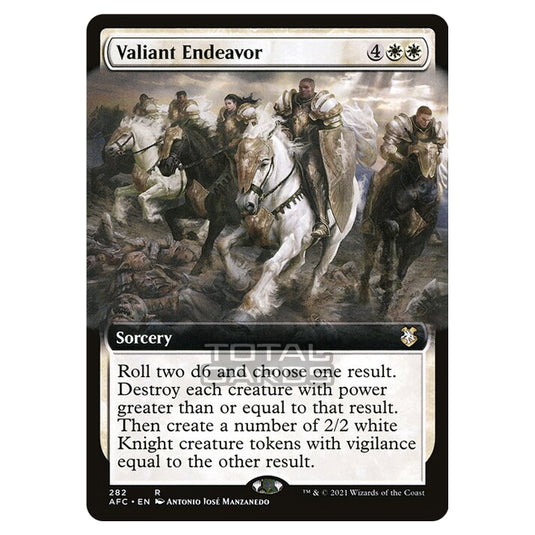 Magic The Gathering - Adventures in the Forgotten Realms - Commander - Valiant Endeavor - 282/331