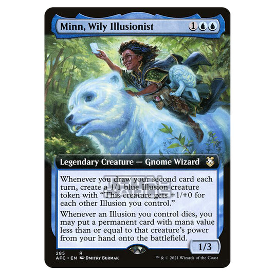 Magic The Gathering - Adventures in the Forgotten Realms - Commander - Minn, Wily Illusionist - 285/331