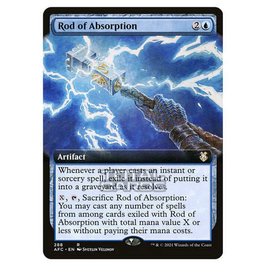 Magic The Gathering - Adventures in the Forgotten Realms - Commander - Rod of Absorption - 288/331