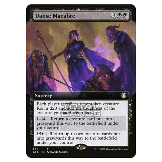 Magic The Gathering - Adventures in the Forgotten Realms - Commander - Danse Macabre - 291/331