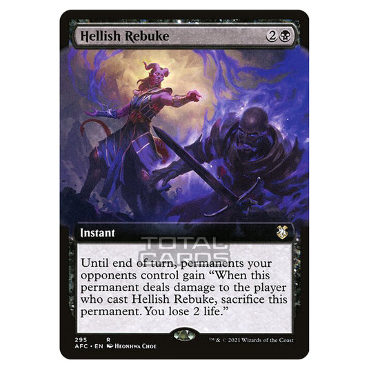 Magic The Gathering - Adventures in the Forgotten Realms - Commander - Hellish Rebuke - 295/331