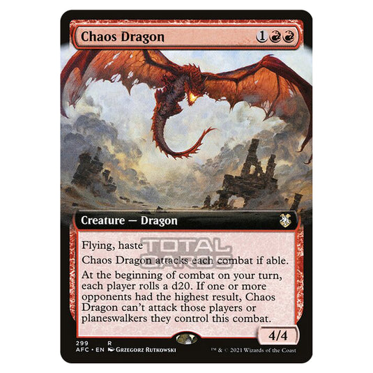 Magic The Gathering - Adventures in the Forgotten Realms - Commander - Chaos Dragon - 299/331