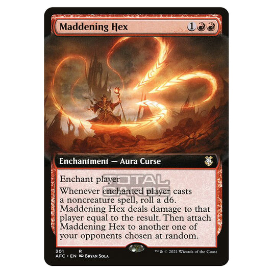 Magic The Gathering - Adventures in the Forgotten Realms - Commander - Maddening Hex - 301/331