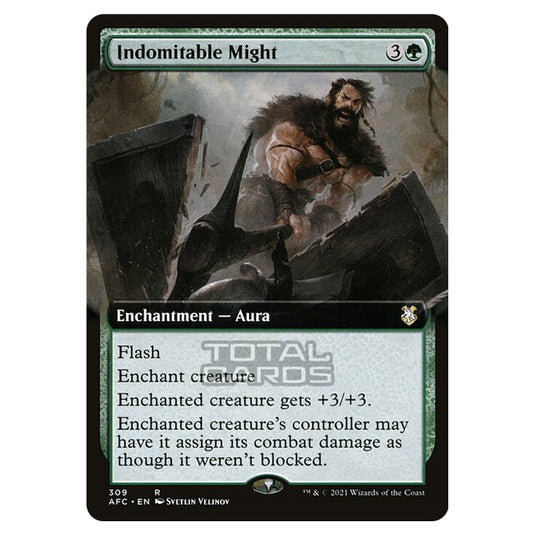 Magic The Gathering - Adventures in the Forgotten Realms - Commander - Indomitable Might - 309/331