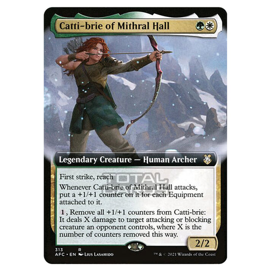 Magic The Gathering - Adventures in the Forgotten Realms - Commander - Catti-brie of Mithral Hall - 313/331