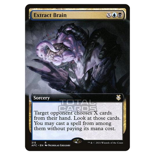 Magic The Gathering - Adventures in the Forgotten Realms - Commander - Extract Brain - 315/331