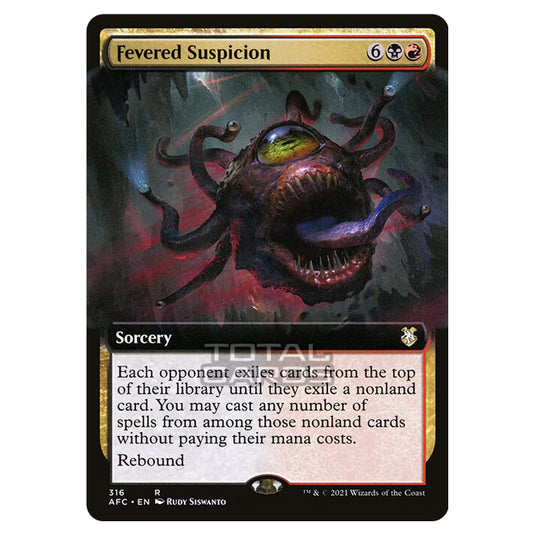 Magic The Gathering - Adventures in the Forgotten Realms - Commander - Fevered Suspicion - 316/331