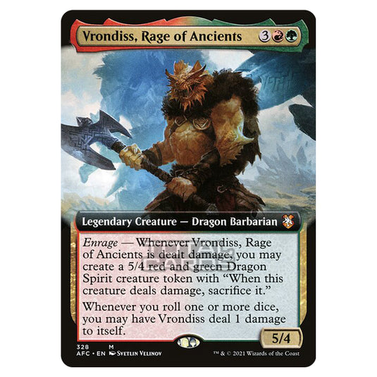 mtg commander graveyard deck EDH Workshop: Vrondiss, Rage of Ancients you may create a 5/4 red and green Dragon Spirit creature token with When this creature deals damage Vrondiss, Rage of Ancients Commander: