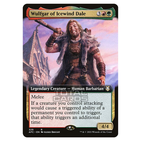 Magic The Gathering - Adventures in the Forgotten Realms - Commander - Wulfgar of Icewind Dale - 329/331