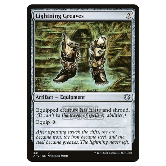 Magic The Gathering - Adventures in the Forgotten Realms - Commander - Lightning Greaves - 331/331