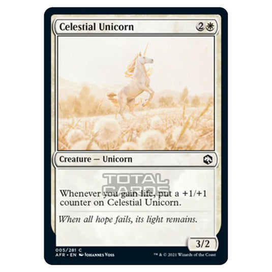 Magic The Gathering - Adventures in the Forgotten Realms - Celestial Unicorn - 5/281