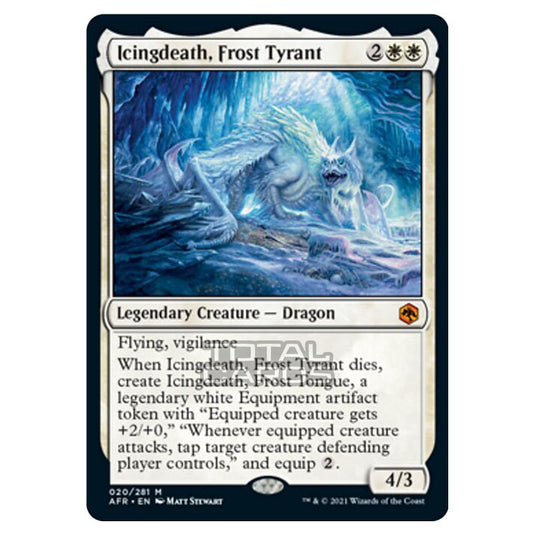 Magic The Gathering - Adventures in the Forgotten Realms - Icingdeath, Frost Tyrant - 20/281