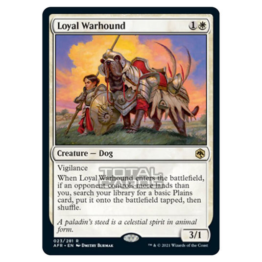 Magic The Gathering - Adventures in the Forgotten Realms - Loyal Warhound - 23/281