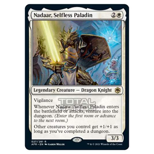 Magic The Gathering - Adventures in the Forgotten Realms - Nadaar, Selfless Paladin - 27/281