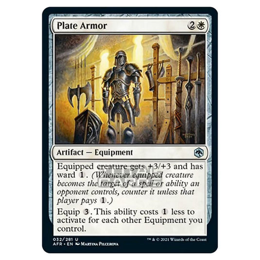 Magic The Gathering - Adventures in the Forgotten Realms - Plate Armor - 32/281