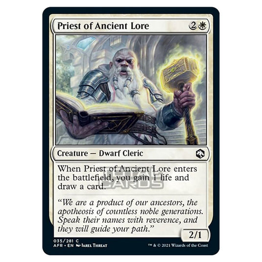 Magic The Gathering - Adventures in the Forgotten Realms - Priest of Ancient Lore - 35/281