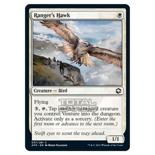 Magic The Gathering - Adventures in the Forgotten Realms - Ranger's Hawk - 37/281