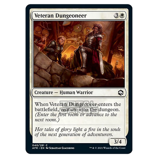 Magic The Gathering - Adventures in the Forgotten Realms - Veteran Dungeoneer - 40/281