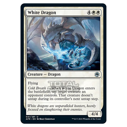 Magic The Gathering - Adventures in the Forgotten Realms - White Dragon - 41/281